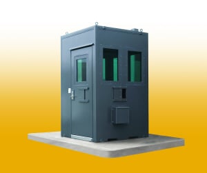 Blast resistant guard booths