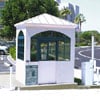 Parking control booth