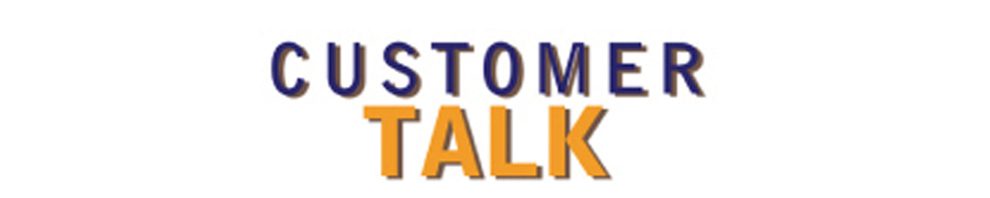Customer talk banner